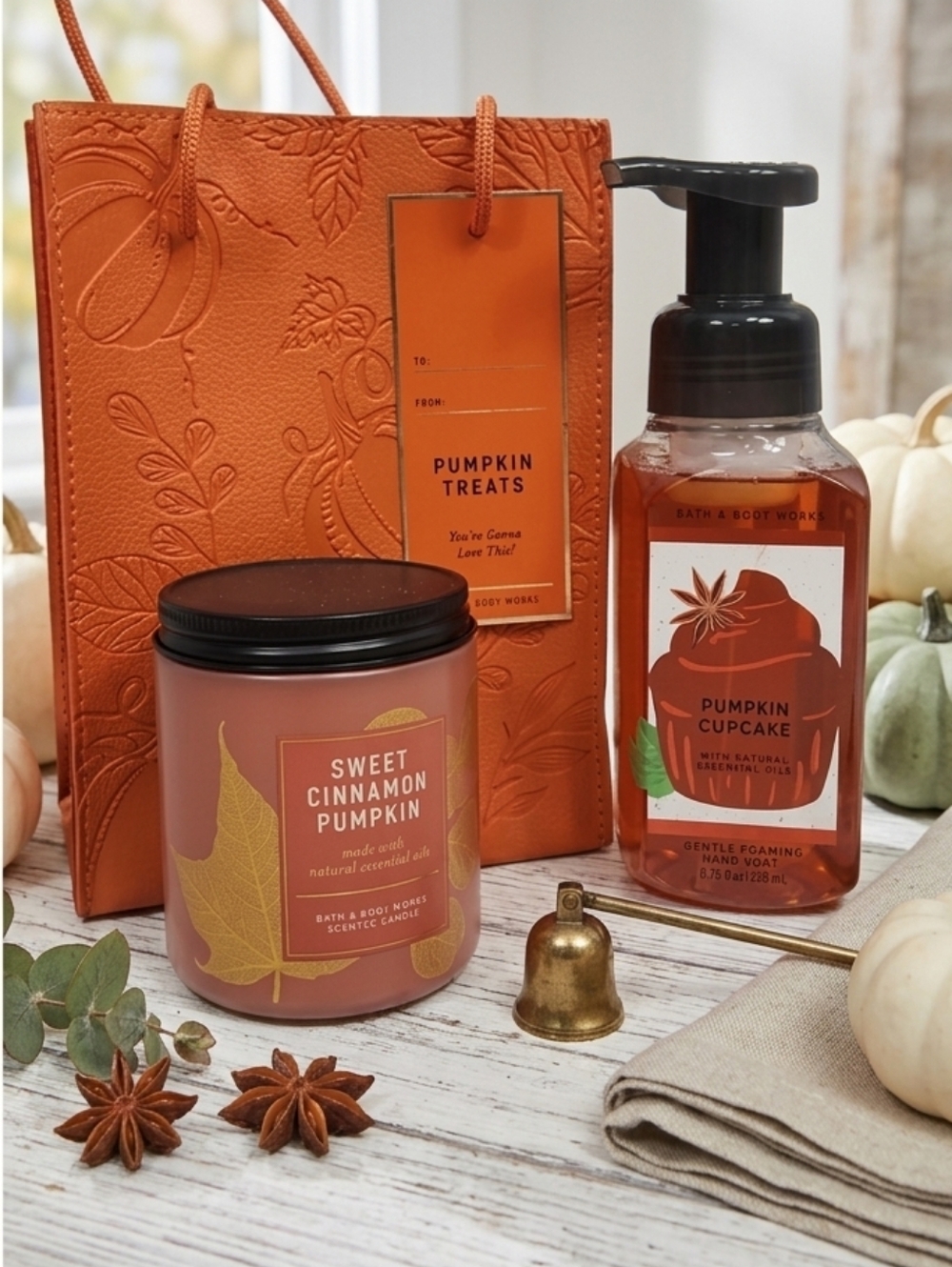 Bath & Body Works "Pumpkin Treats" 3-Piece Gift Set